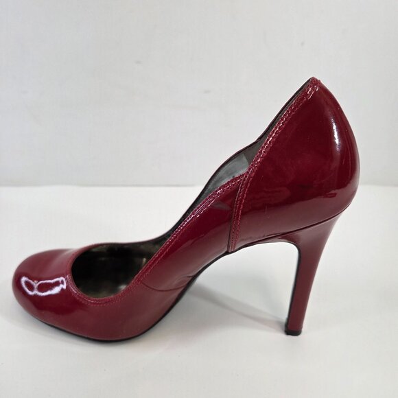 Guess by Marciano Kasenna Ruby Red Patent Leather Heels Size 10 - Picture 5 of 11